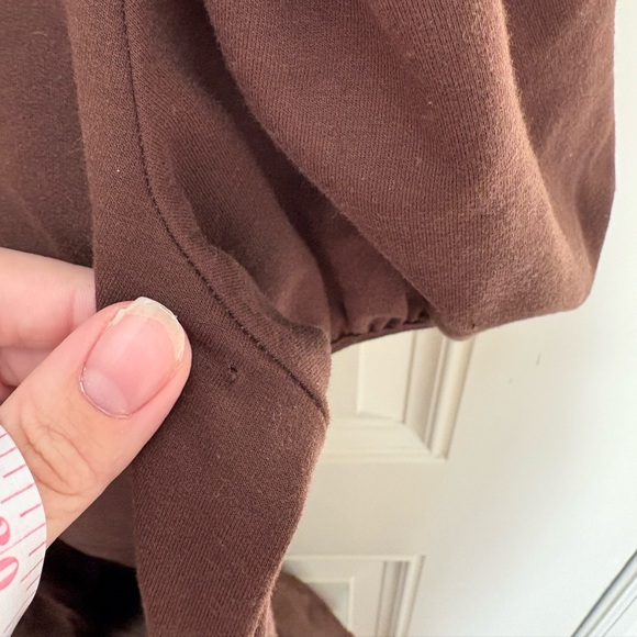 English Factory Knit Woven Mixed Dress Size Medium - Picture 6 of 7